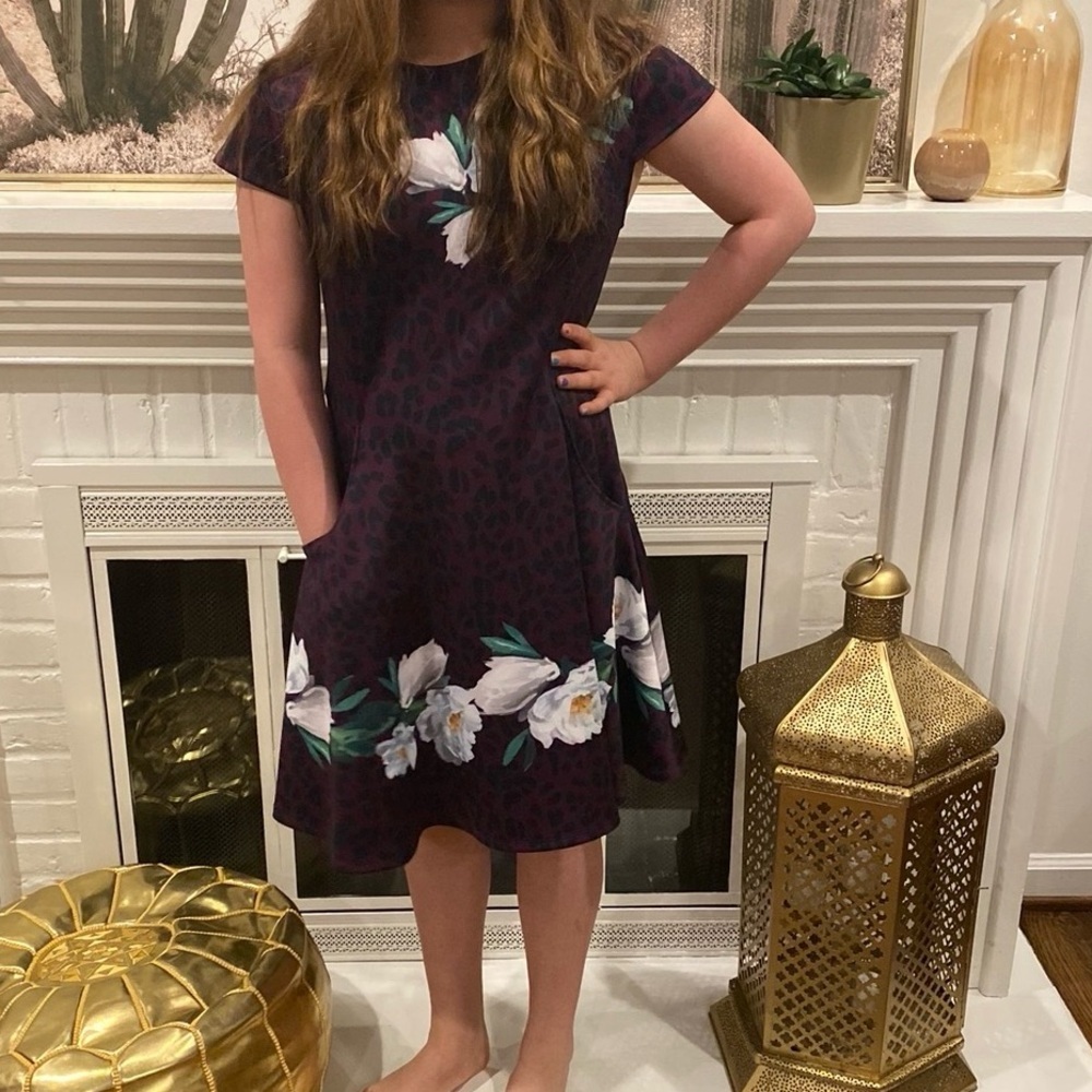 Ted Baker Purple Floral Women’s Dress NEVER WORN - Picture 11 of 12